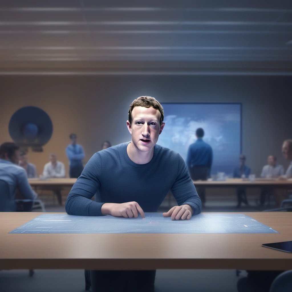 Zuckerberg presenting META blueprint