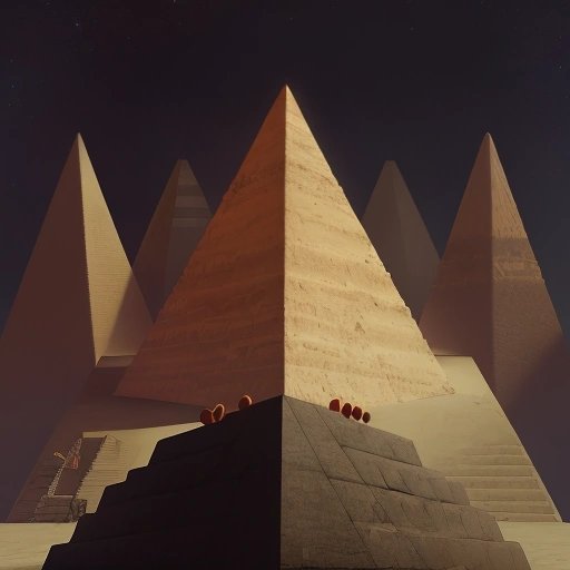 Qbert standing at the edge of the pyramid, looking determined