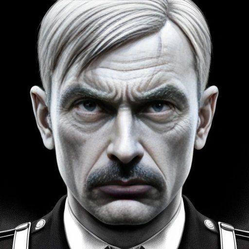 Close-up of Nigel Nazi