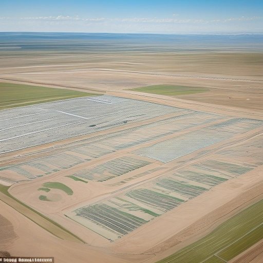 Gigafactory adorned with tornado murals