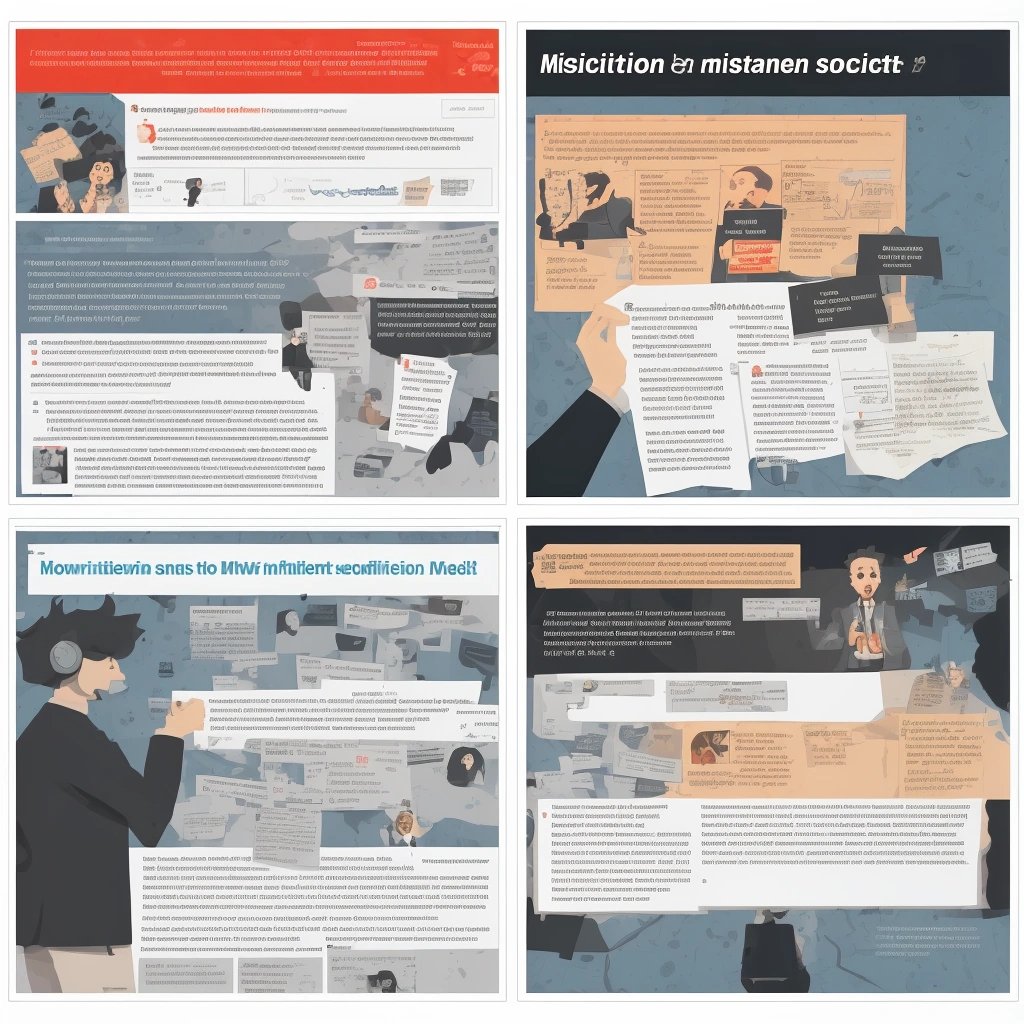 Illustration of misinformation