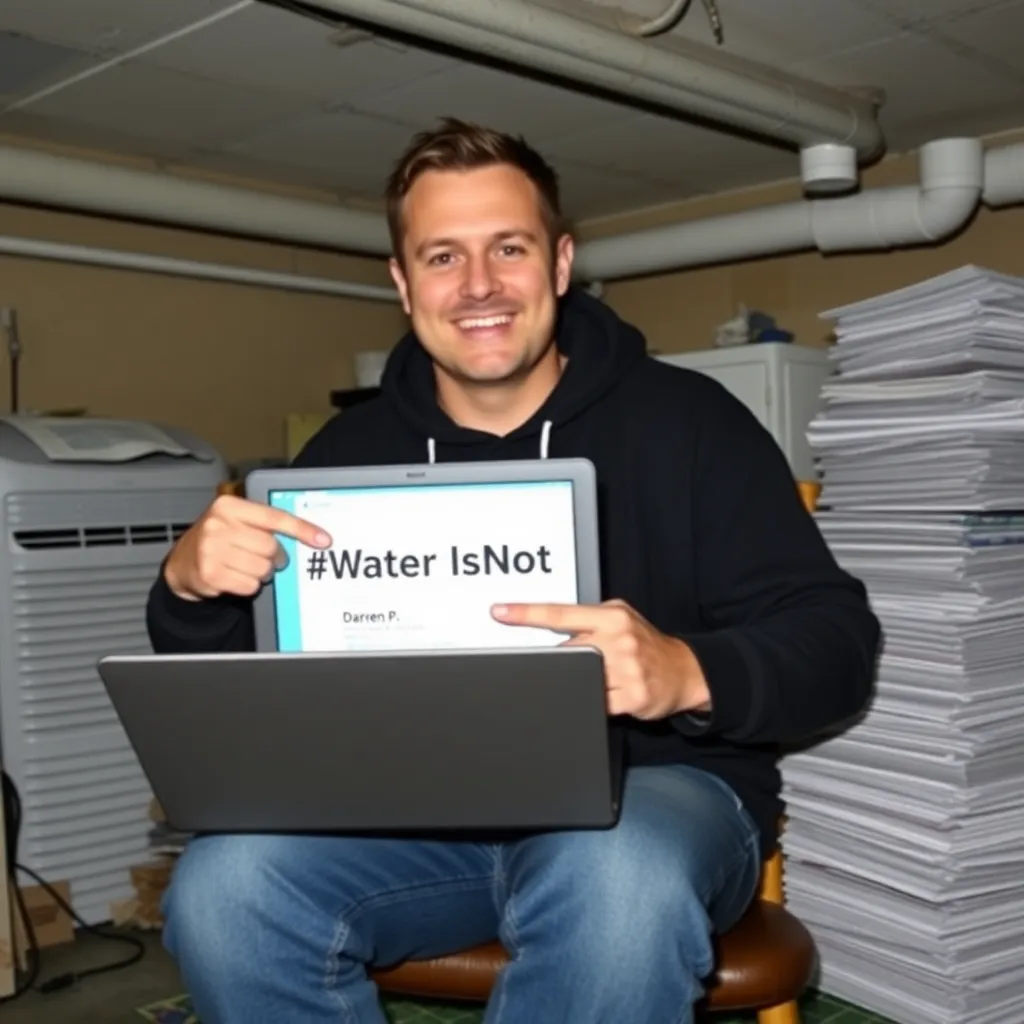 #WaterIsNotWet contrarian explains the “CEO of wetness” theory