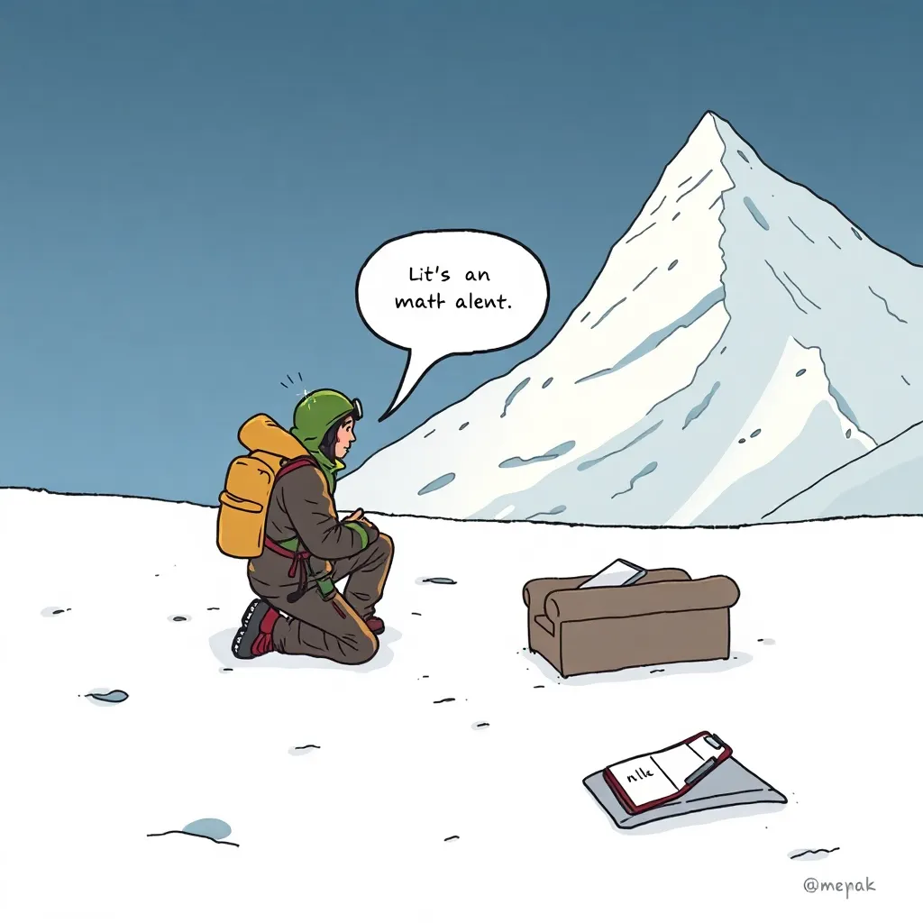 Unauthorized “emotional dumping” at 8,000 meters