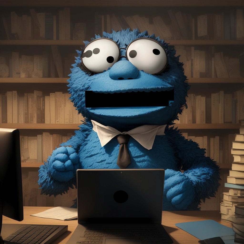 Detective Cookie Monster