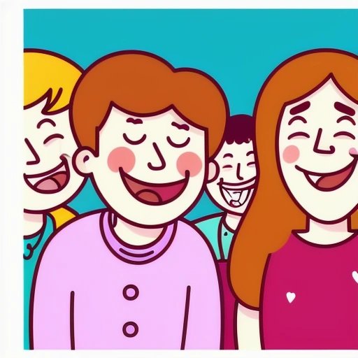 People laughing at the ultimate sentence