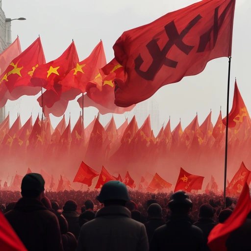 Communist rally