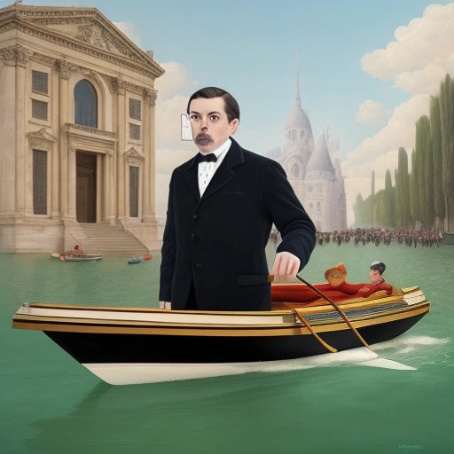 Floating through iconic works of art