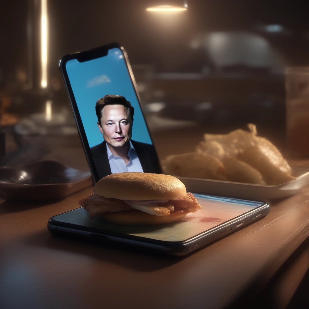 Notification of Elon Musk's tweet