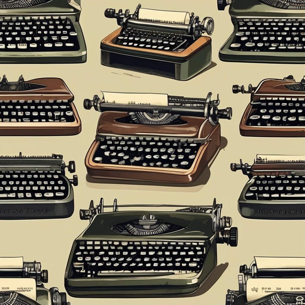Vintage typewriter