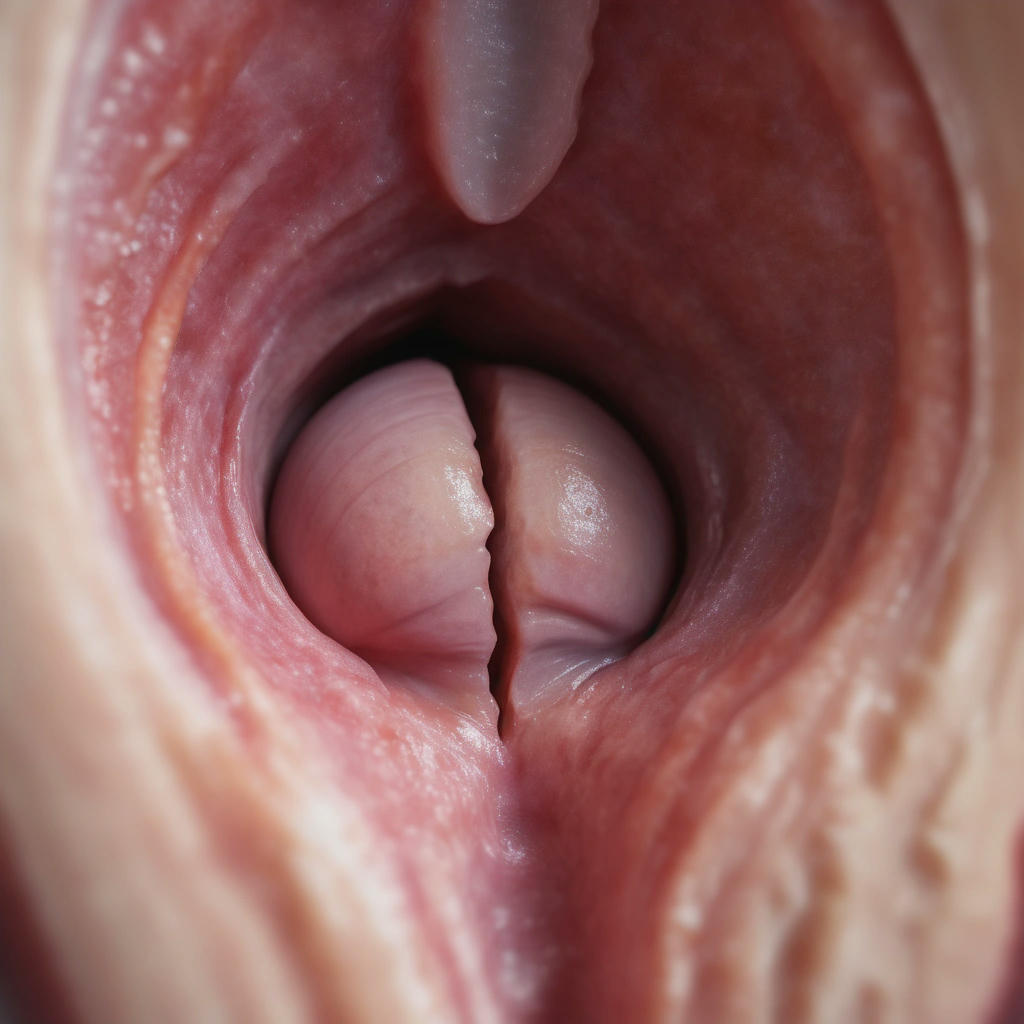 Woman's vagina with loose vaginal opening