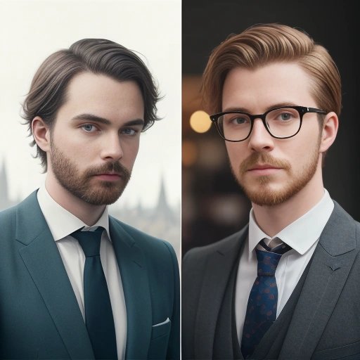 Comparison image between Rupert Byng-Hall and impostor hipster