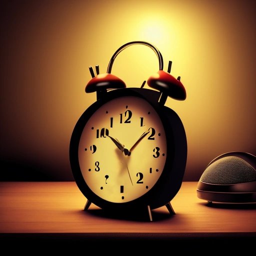 Alarm Clock Performing Stand-Up Comedy