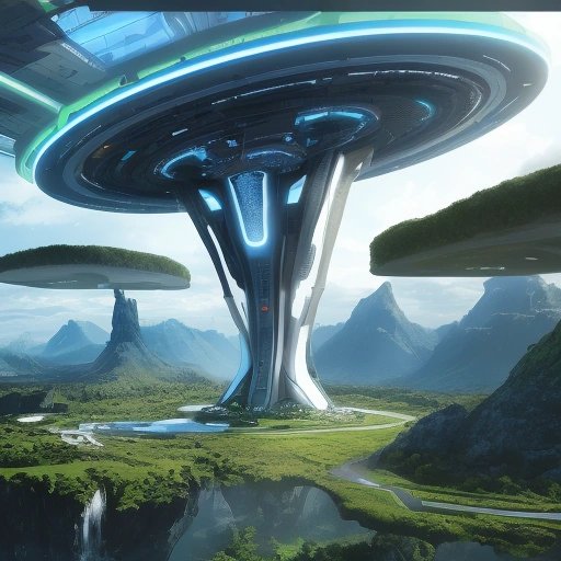 Futuristic NextGen landscape