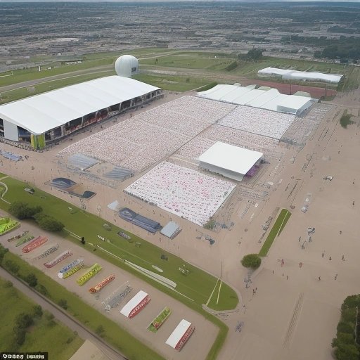 Festival grounds primarily designed for car-related activities