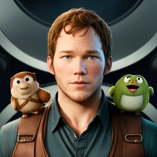 Chris Pratt with voice cast