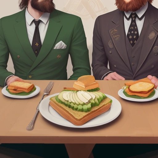 Freemasons and hipsters enjoying avocado toast