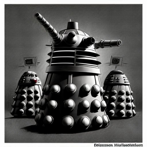 Dalek attempting to tell a joke