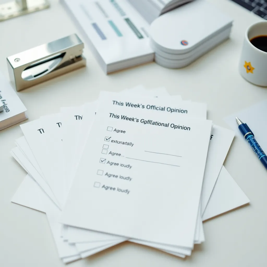 Streamlined Democracy Pamphlet (Official National Opinion—Weekly)