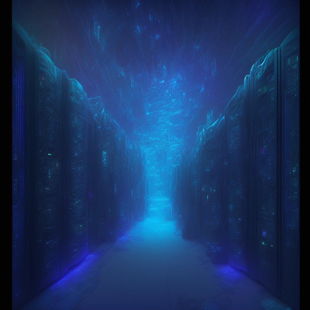 Modern server room