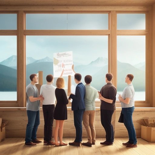Group of people confused after having sold everything they own