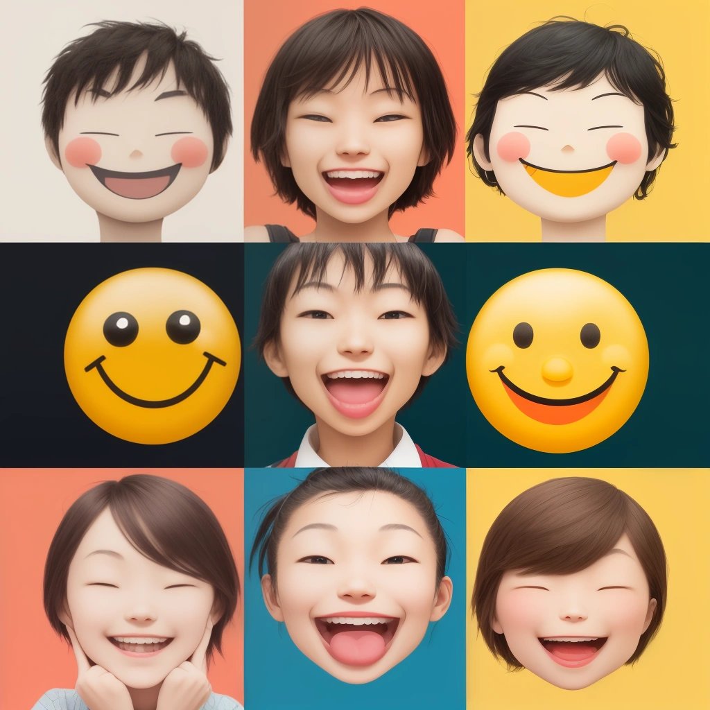 World connected through Smiley Emoji