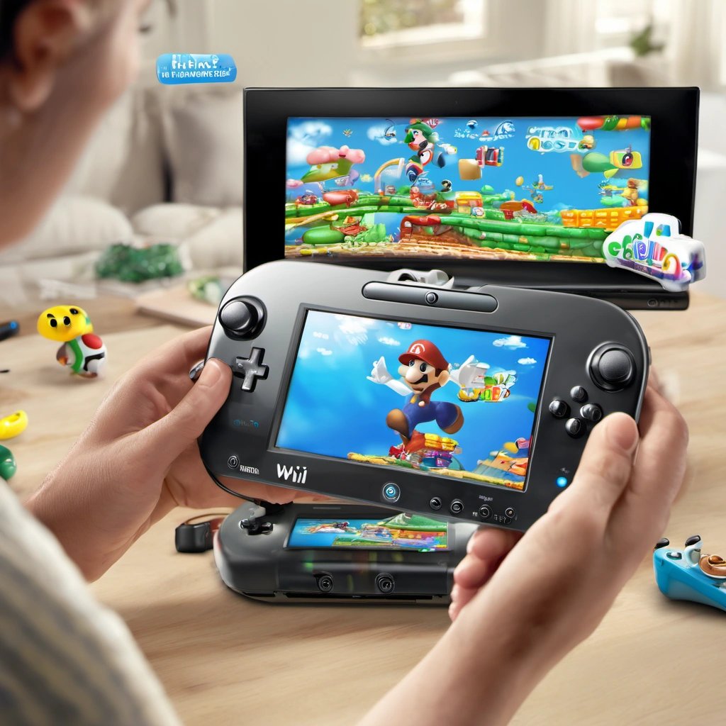 Wii U showcasing its unique features