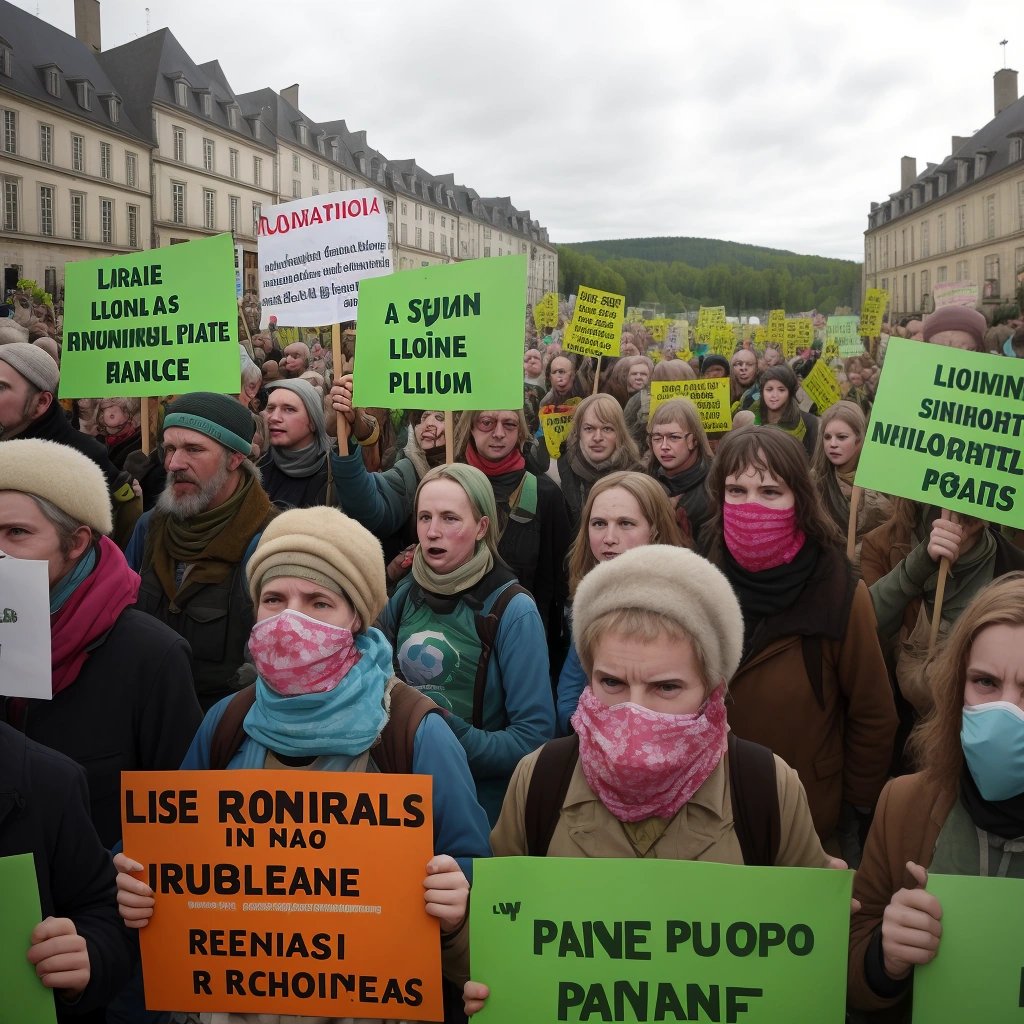Environmental activists in the Lorraine Region