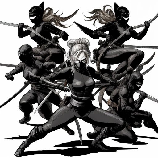 Camille as a ninja
