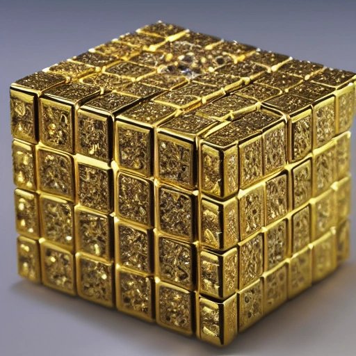 Diamond-encrusted Rubik's Cube