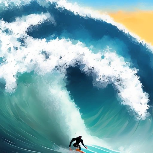 Man surfing