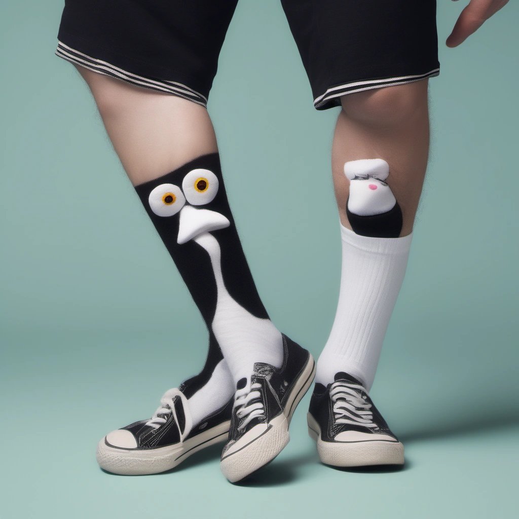 Mismatched socks