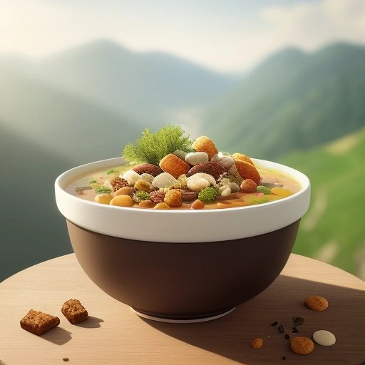 Trail mix soup
