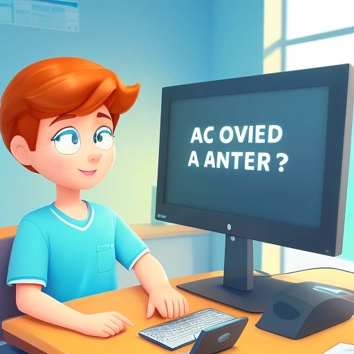 Person surprised by computer speaking