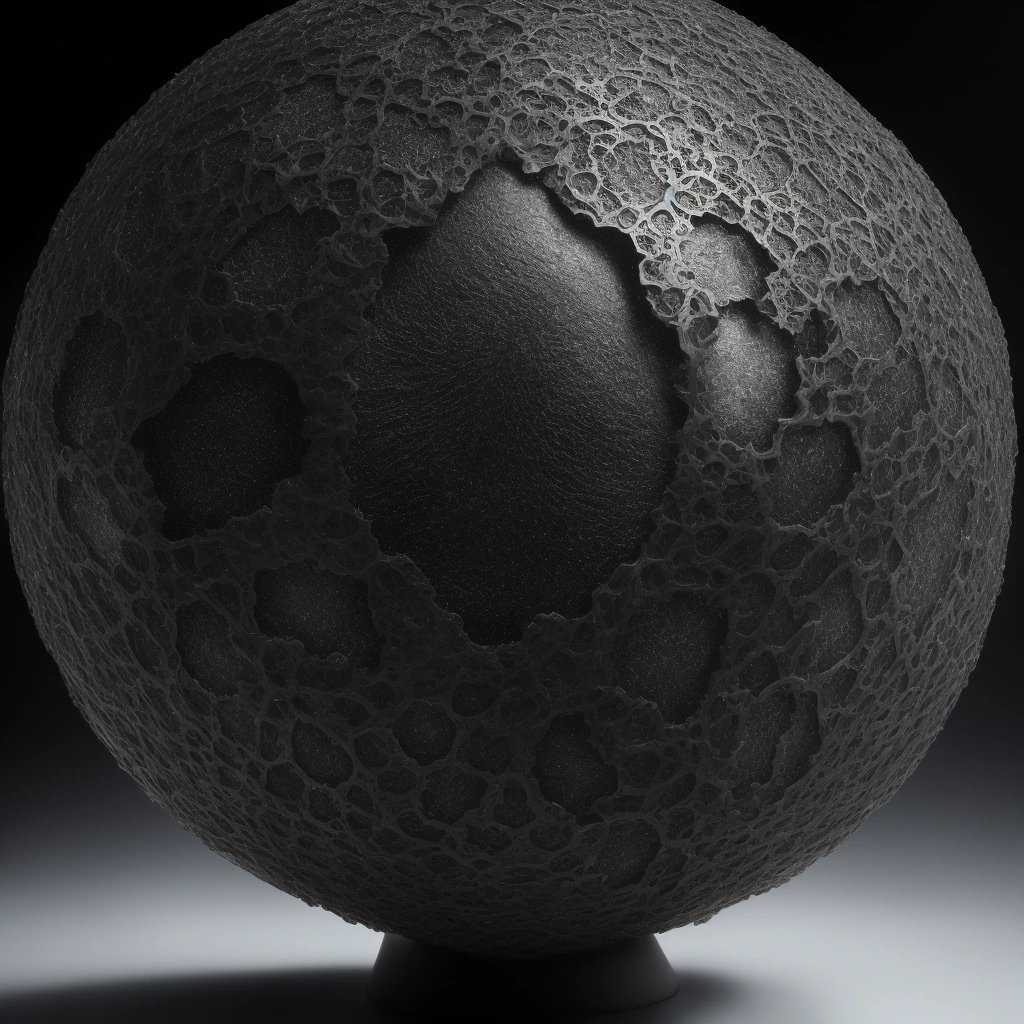 Intricate details on the Massive Obsidian Sphere's surface