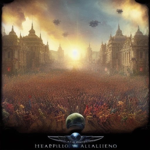Superheroes and villains victorious over the alien invasion