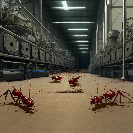 Ants fishing in Quantum Radio
