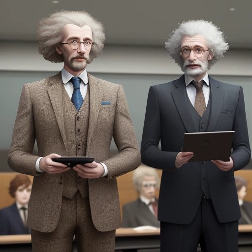 Professor and AI clone