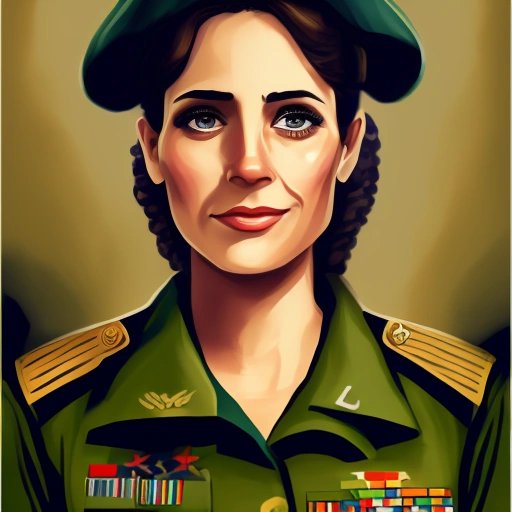 Orly Weinerman with IDF soldiers