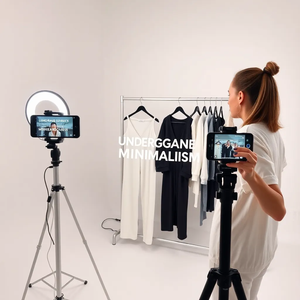 Influencer pivots to “Underground Moonbase Minimalism”