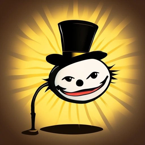 Sun with a top hat