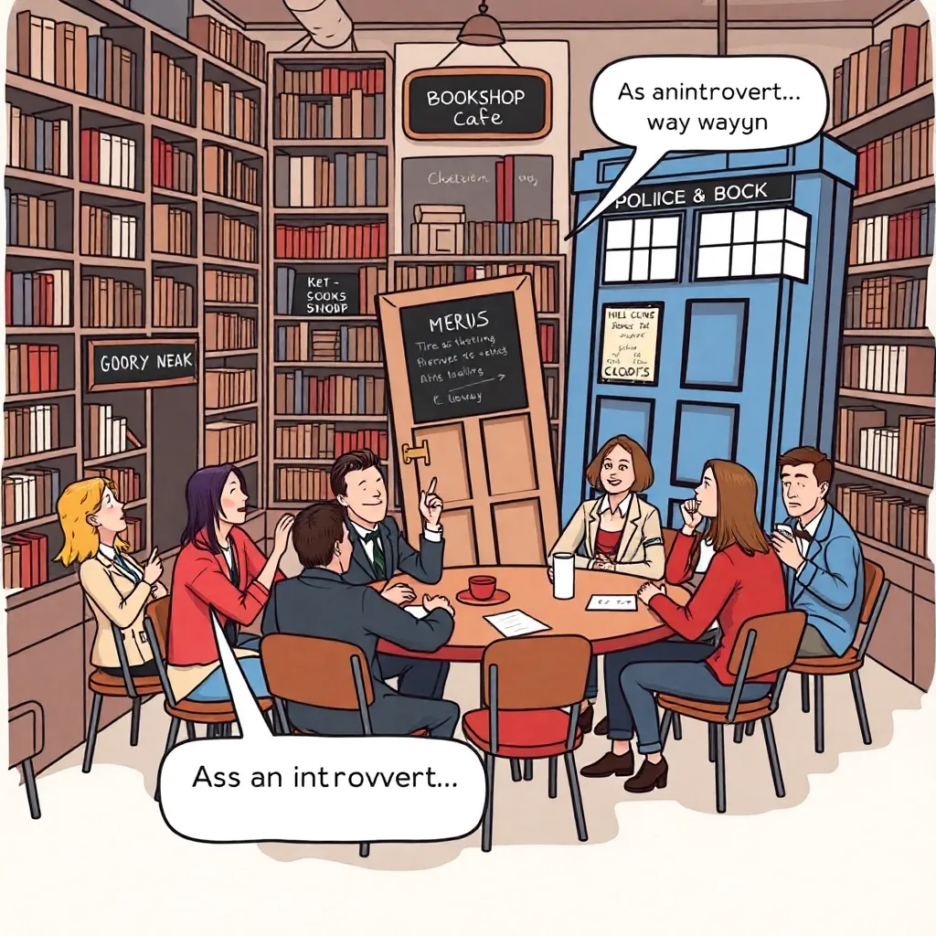 Trapped in a bookshop café for three millennia