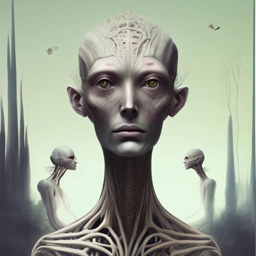 human transformed into new species