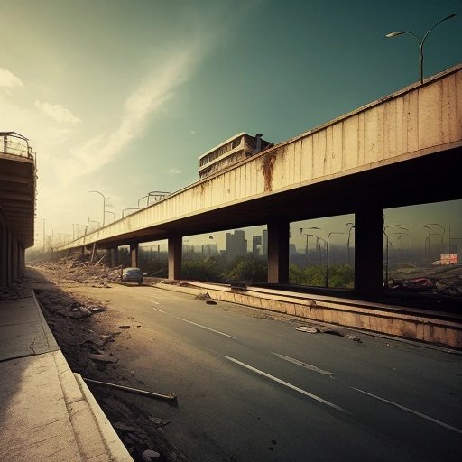 Dilapidated overpass