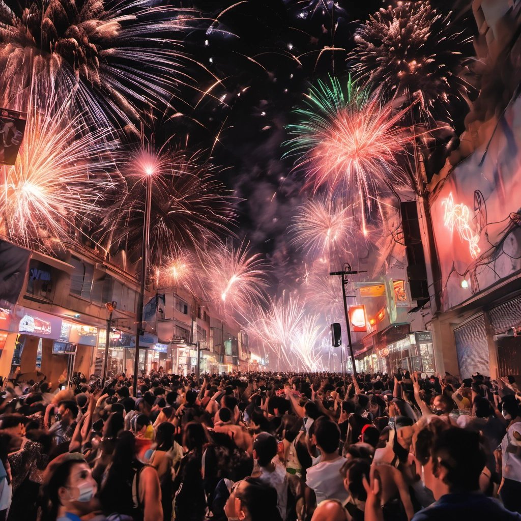 Fireworks celebration