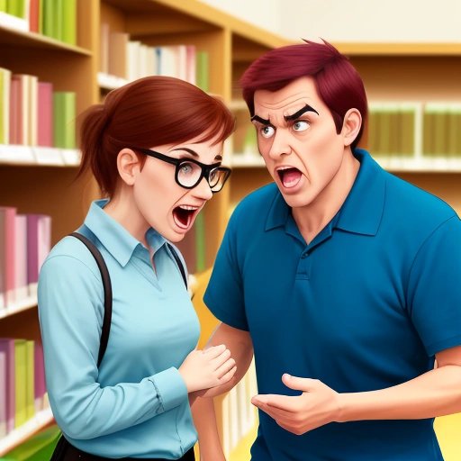 Furious parents confronting library staff