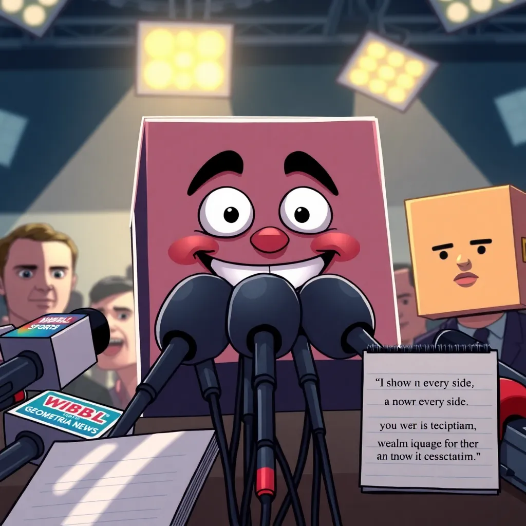 “They aren’t even 3D,” says cube moments before being publicly folded