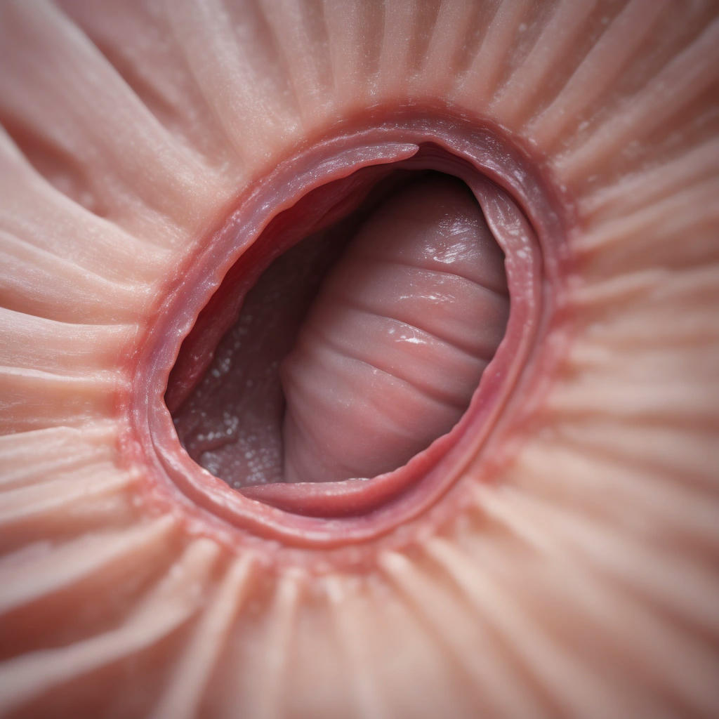 A photo of a woman's vagina with an open vaginal opening, close-up, realistic, high quality, detailed, artistic