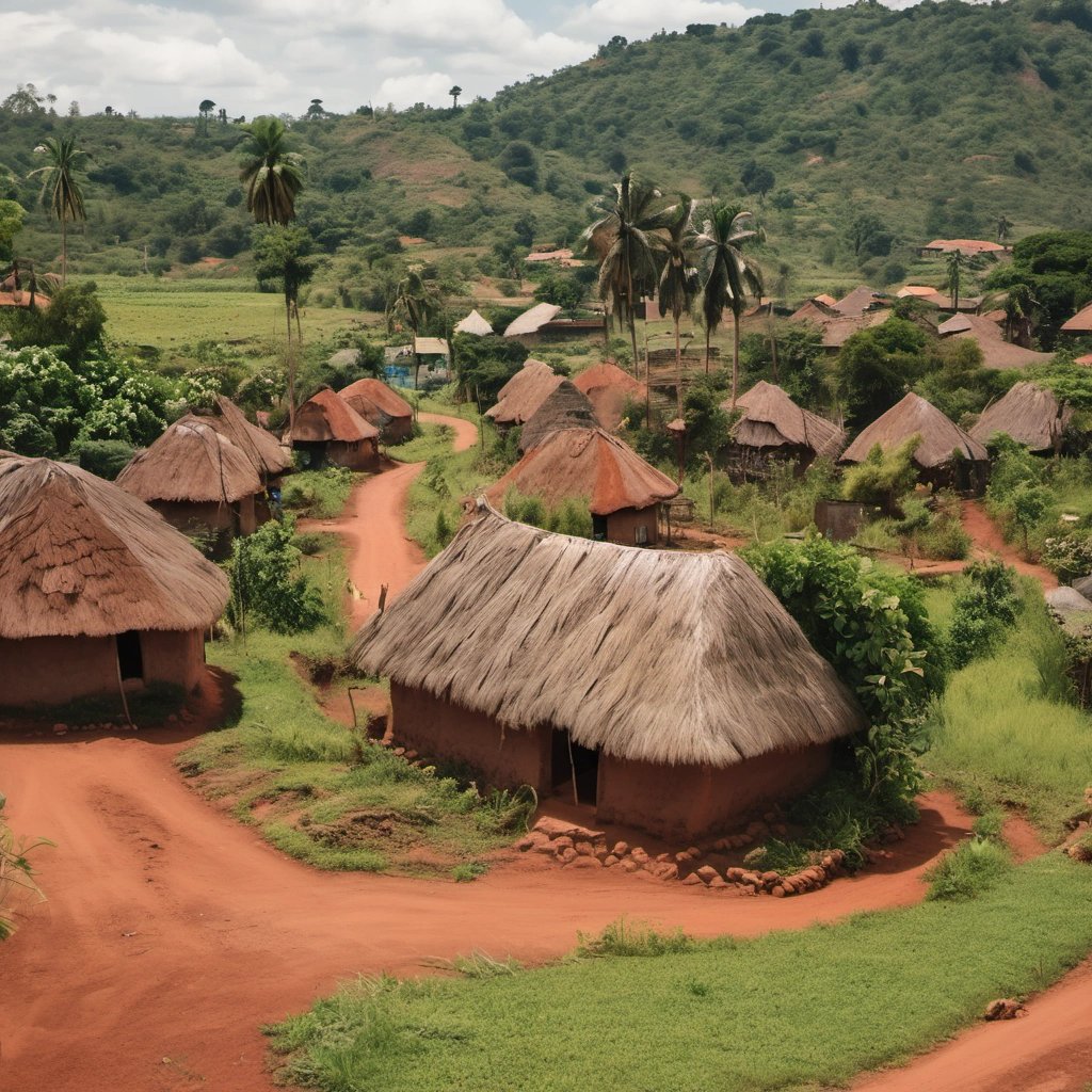 Ugandan village
