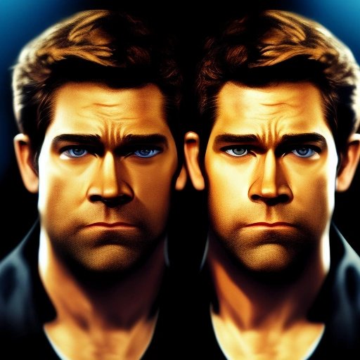 Split image of Jack Ryan and Goldenface