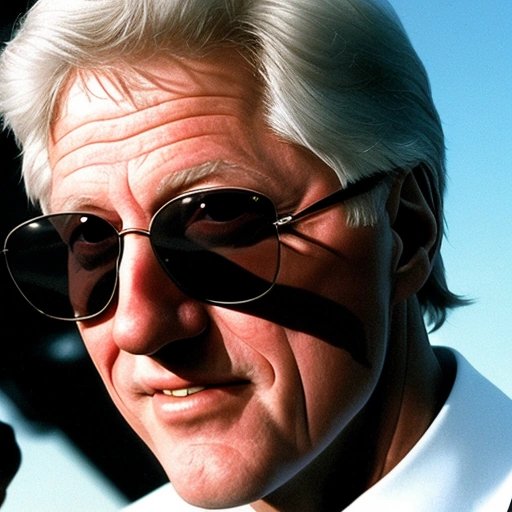 Devious Clinton holding money